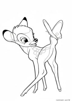 Бємби с бабочкой на хвостике