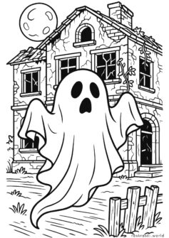 Привидение на Хэллоуин