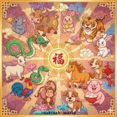 Раскраски символов китайского Новго Года для детей - Распечатать бесплатно А4, скачать Раскраски символов китайского Новго Года для детей - Распечатать бесплатно А4, скачать