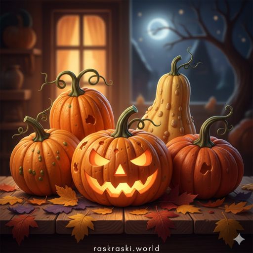 Раскраски Тыквы 🎃