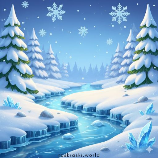 Раскраски Зима ❄️