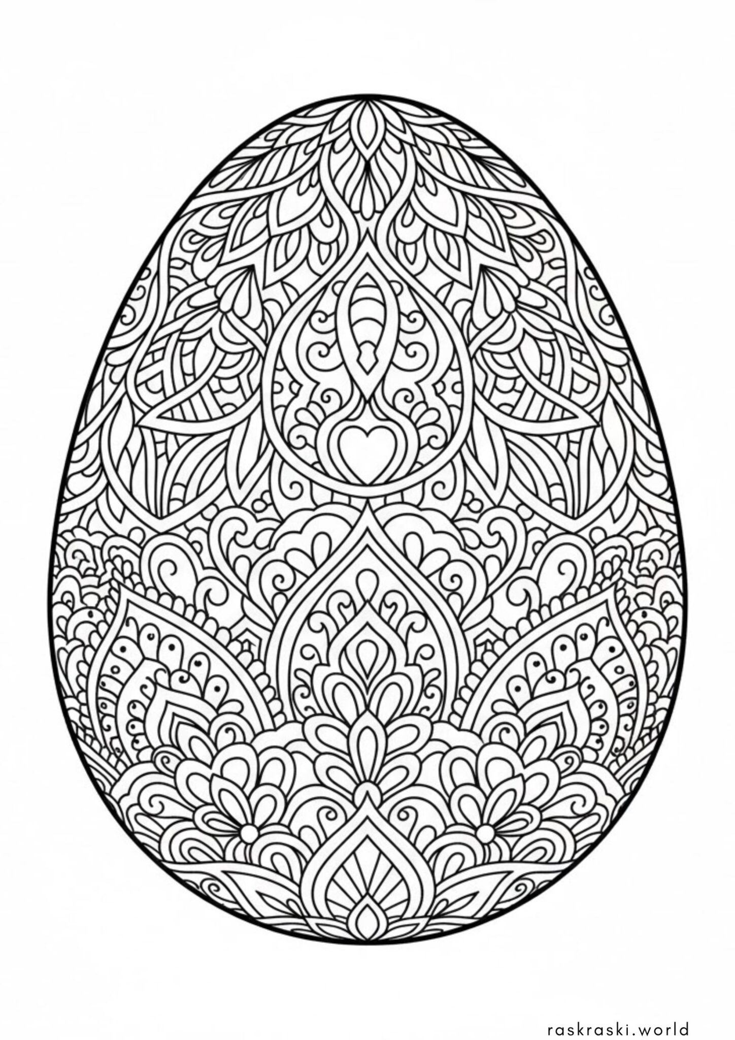 Раскраска Антистресс крашанка