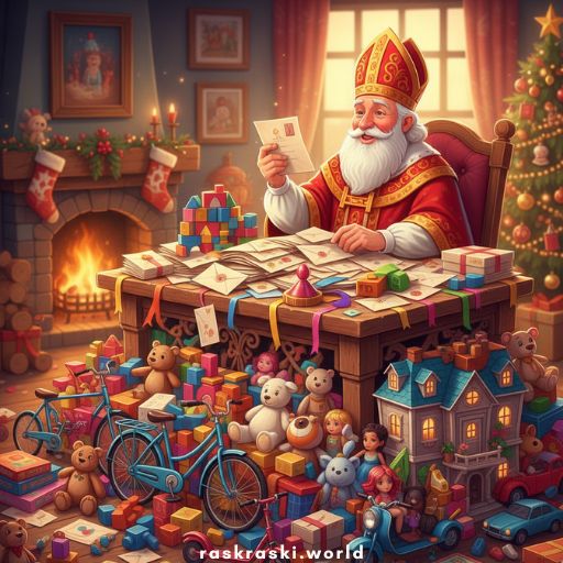 Раскраски Письма Святому Николаю | День Св. Николая