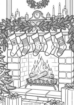 Рождественский камин