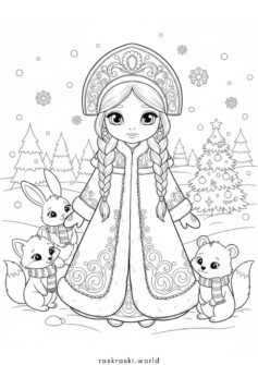 Снегурочка и звери