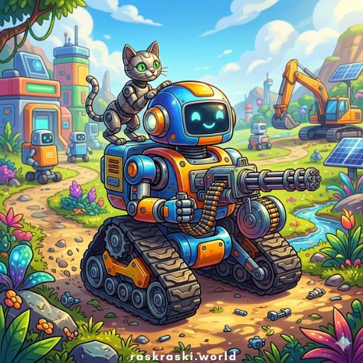 Раскраски Роботы 🤖