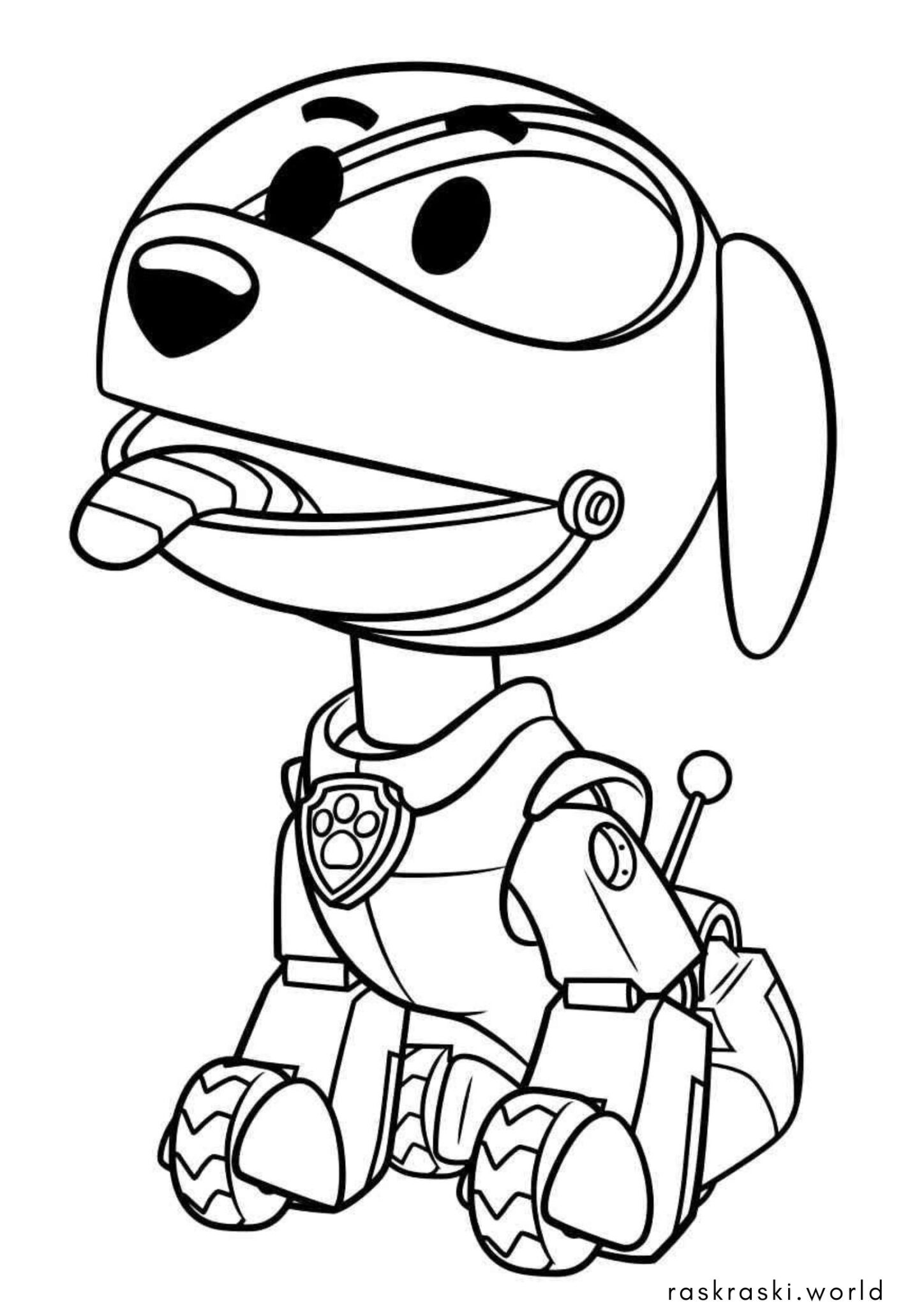 Раскраска Робопес (Щенячий патруль)