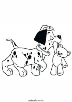 Далматинец с плюшевым мишкой (101 далматинец)