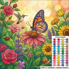 Раскраски по номерам для детей и взрослых - скачать, распечатать бесплатно без регистрации