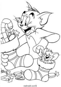 Том и Джерри на Новый год