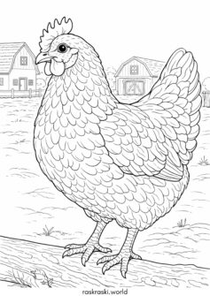 Птица — домашняя курица