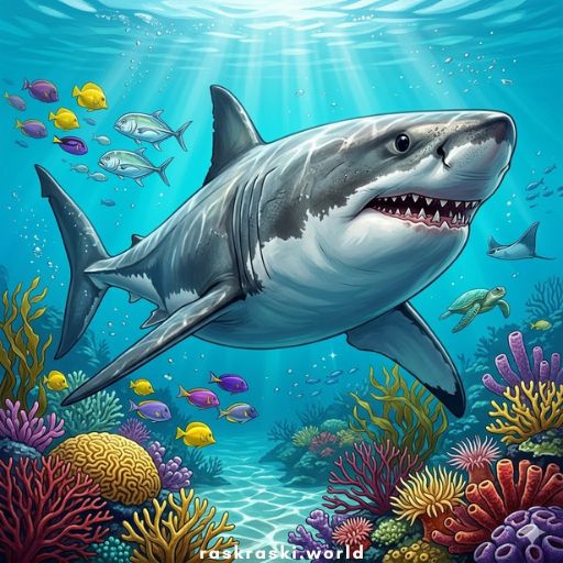 Раскраски Акулы 🦈