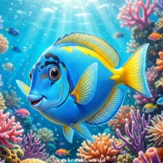Рыбы 🐠🐟 Раскраски распечатать бесплатно А4, скачать для детей